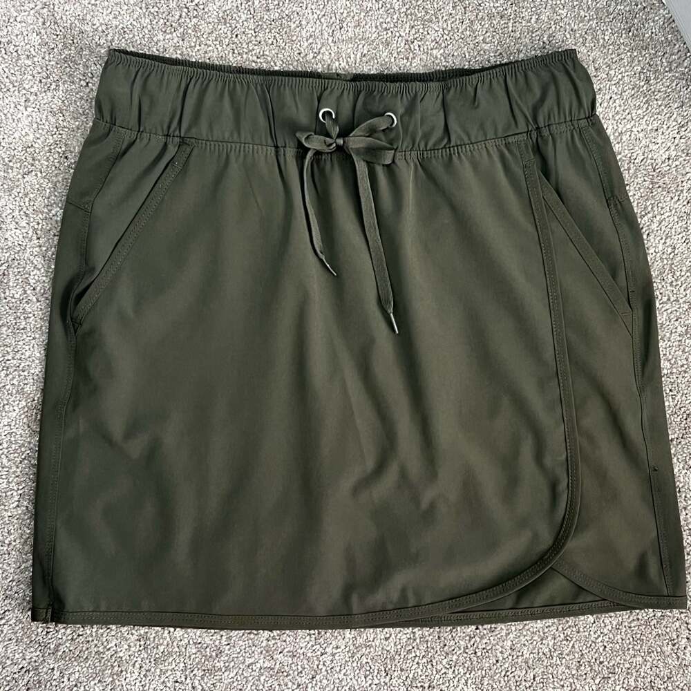 RBX Live Life Active Stretch Woven Curved Hem Athletic Skort with Pockets